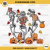 Skeleton Halloween Football PNG, Skeleton Football PNG, Dancing Skeleton PNG