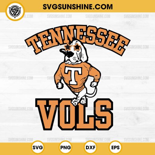 Smokey Tennessee Vols SVG, Tennessee Volunteers SVG, Football SVG