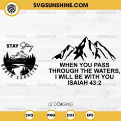 Stay Strong North Carolina SVG, Hurricane Relief Western NC SVG, Victims of Hurricane Helene SVG