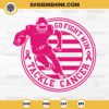 Tackle Breast Cancer Awareness SVG, Football Pink Ribbon SVG, Go Fight Win Breast Cancer SVG