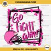 Tackle Cancer Go Fight Win PNG, Football Fight Breast Cancer PNG