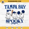 Tampa Bay Rays Baseball Spooky Season SVG, Let’s Go Tampa Bay Rays Ghost Halloween SVG