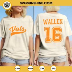 Vols And Wallen 16 SVG Bundle, Tennessee Vols And Morgan Wallen SVG PNG