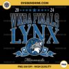 WNBA Minnesota Lynx Finals 2024 PNG, Minnesota Lynx Basketball Road to Victory PNG