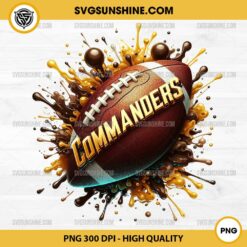 Washington Commanders PNG Sublimation Designs