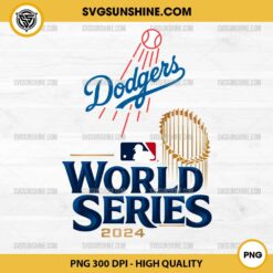 World Series 2024 Los Angeles Dodgers PNG Vector Clipart