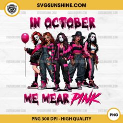 In October We Wear Pink PNG