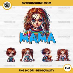 Tiffany Mama Horror Killer PNG Bundle, Chucky Tiffany Mama PNG