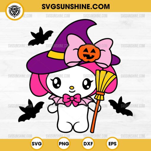 Hello Kitty My Melody Sanrio Halloween SVG