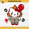 Hello Kitty Pennywise It Clown Halloween SVG