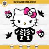 Hello Kitty Skeleton Halloween SVG