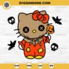 Hello Kitty Trick Or Treat Halloween SVG