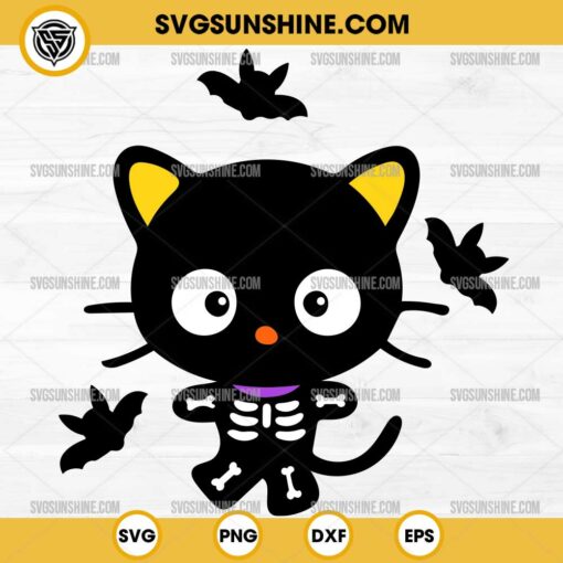 Sanrio Chococat Skeleton Halloween SVG