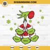 Grinch Hand Holding Face SVG, Grinch Family Christmas Ornament SVG