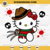 Hello Kitty Freddy Krueger Halloween SVG