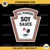 All Purpose Soy Sauce PNG, Group Condiments PNG File