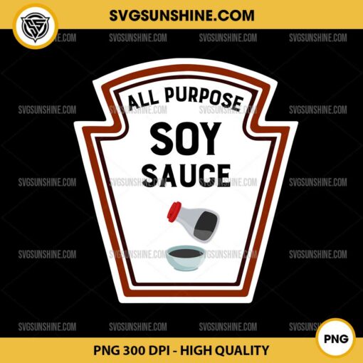 All Purpose Soy Sauce PNG, Group Condiments PNG File