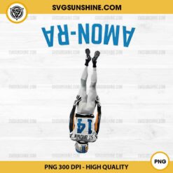 Amon-Ra St. Brown Detroit Lions Headstand PNG File