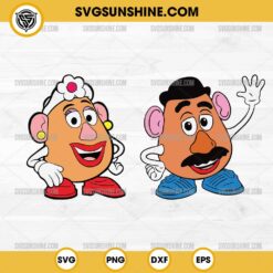 Bundle Mr Potato And Mrs Potato Head SVG, Thanksgiving Couple SVG, Mr Potato SVG, Mrs Potato Head SVG