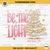 Be The Light Matthew Christmas PNG, Iridescent Christmas Tree PNG, Christmas Bible Verse PNG