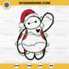 Big Hero 6 Baymax Christmas SVG, Baymax Santa Claus SVG, Baymax Christmas Light SVG