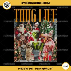 Christmas Characters Thug Life PNG, Thug Life Christmas PNG File