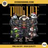 Christmas Thug Life PNG File, Movie Character Thug Life Xmas PNG