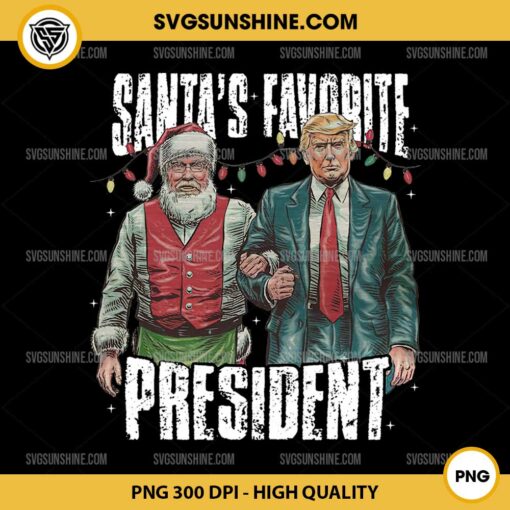 Christmas Trump Santa Claus PNG, Santa's Favorite President PNG File