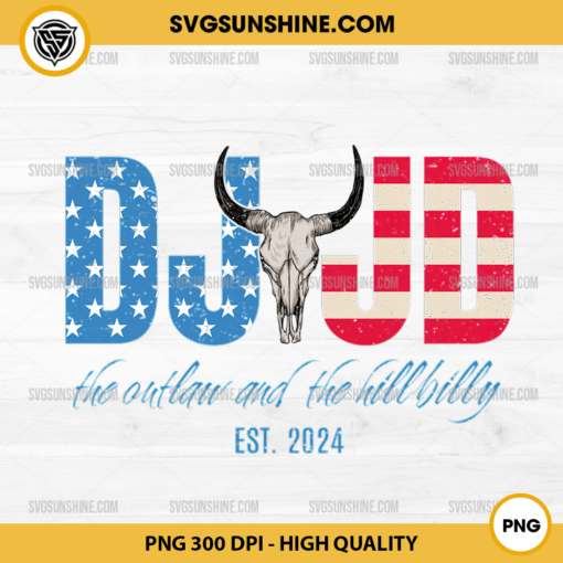 DJ JD The Outlaw And The Hillbilly Est 2024 PNG File