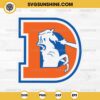 Denver Broncos D Logo SVG File, Denver Broncos Football SVG