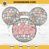 Disney Happy New Year 2025 SVG, Disco Ball Mickey Mouse New Year 2025 SVG