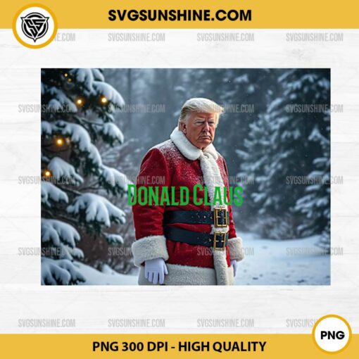 Donald Claus PNG, Donald Trump Santa Claus Christmas PNG