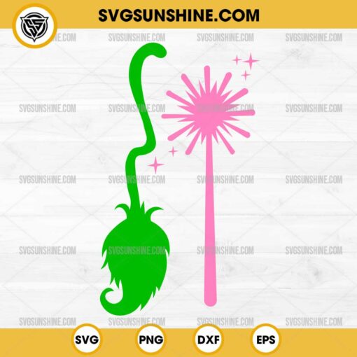 Elements Broom Wicked SVG, Magic Wand Wicked SVG, Wicked The Musical SVG