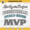 Freddie Freeman SVG, World Series MVP SVG, Los Angeles Dodgers SVG