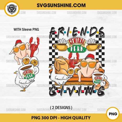 Friendsgiving PNG, Friends Givings PNG, Friends Thanksgiving With Sleeve PNG File