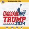 Garbage For Trump 2024 SVG PNG Silhouette Vector Clipart