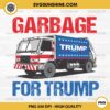 Garbage For Trump PNG, Trump Garbage Truck PNG File