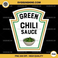 Green Chili Sauce PNG, Group Condiments Halloween Costume PNG File