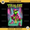 Grinch Thug Life PNG Sublimation Designs