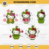 Hello Kitty Grinch SVG, Hello Kitty Christmas SVG, Grinch Hello Kitty SVG PNG Bundle