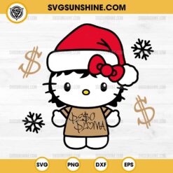 Hello Kitty Peso Pluma Christmas SVG PNG File