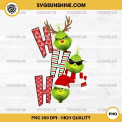 Ho Ho Ho Grinch Christmas PNG File