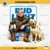 Hunting Trump Bud Light Beer PNG, Trump With Dog And Duck Waterfowl PNG File