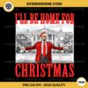 I'll Be Home For Christmas PNG, Santa Trump PNG