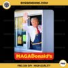 MAGADonald's PNG, Trump McDonald's PNG