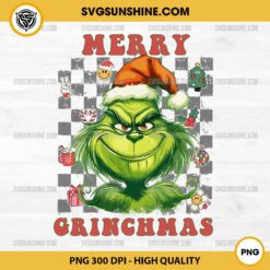 Merry Grinchmas PNG File Digital Download