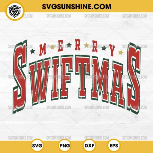 Merry Swiftmas SVG, Taylor Swift Christmas SVG PNG File