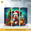 Disney Mickey Mouse Christmas 20oz Tumbler Wrap PNG File