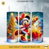 Minnie Mouse Christmas Tumbler PNG File Digital Download