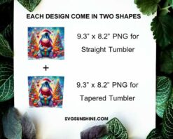 Disney Christmas Eeyore Skinny Tumbler PNG Design
